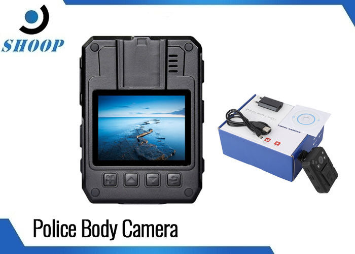 USB 2.0 1296P 4000mAh 5MP CMOS Vision nocturne Caméras du corps de la police avec GPS