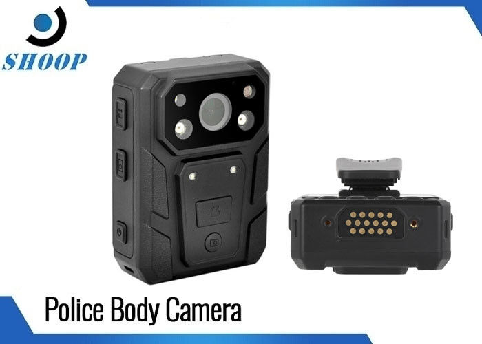 USB 2.0 1296P 4000mAh 5MP CMOS Vision nocturne Caméras du corps de la police avec GPS